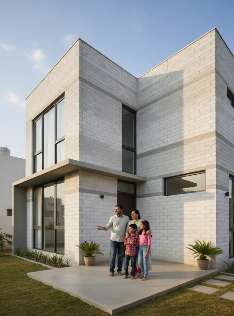 Residential Property Made up of AAC Blocks